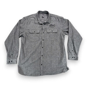 Hard Truth Shirt Adult EXTRA LARGE Gray Burnside Flannel Distilling Promo Work